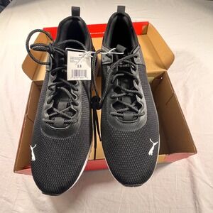 Puma PC Runner Sneaker Black Athletic Shoes Mens Size 13 M US